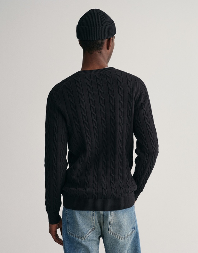 Gant - Cotton Cable Crew Neck Knit