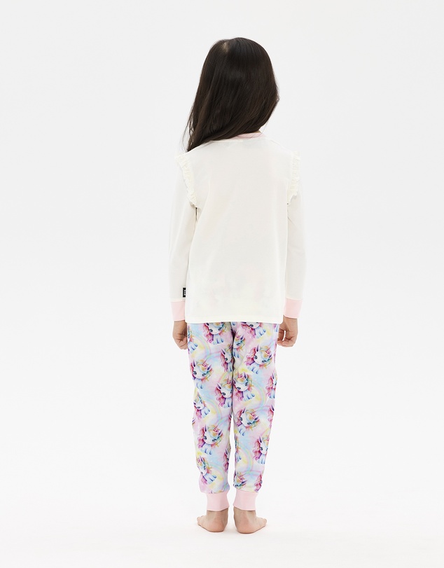 Rock Your Kid - Unicorn Pony Frill Long Sleeve Helena Sleep Set