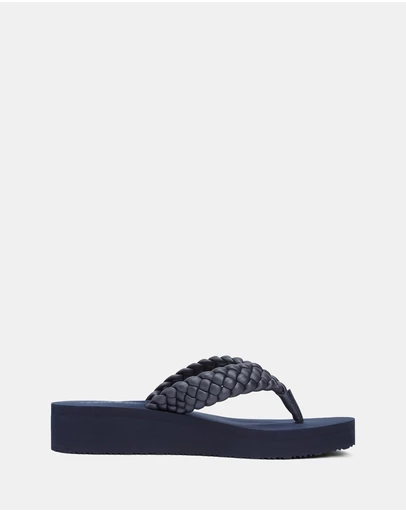 Tommy Hilfiger - Riri TH Wedge Cornrow Beach Sandals - Women's