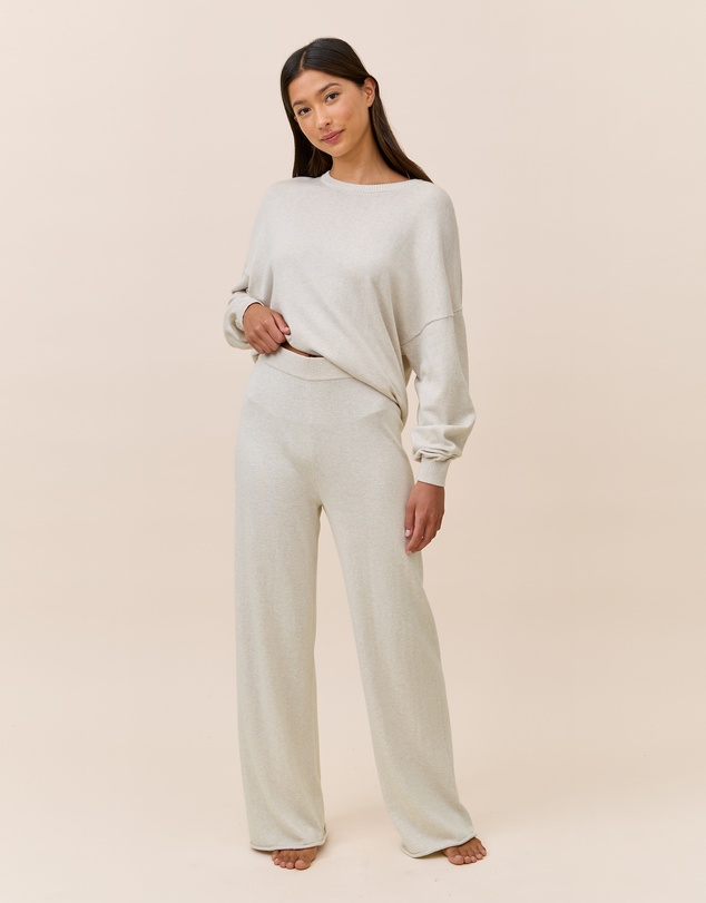 Papinelle - Cotton Cashmere Straight Leg Pant