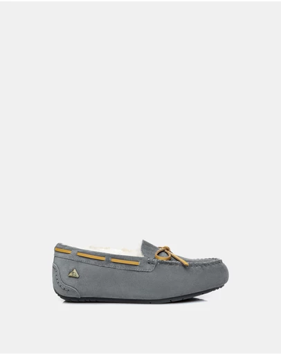 EVERAU - EverAU Ugg Miracle Moccasin Leather Upper Moccasins