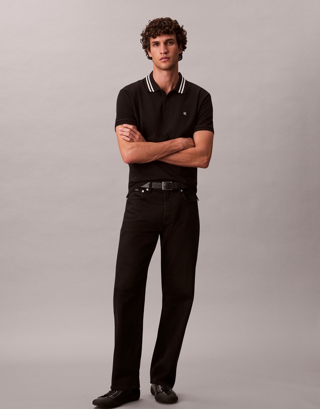 Calvin Klein Jeans - Casual Pique Classic Tipped Polo Shirt