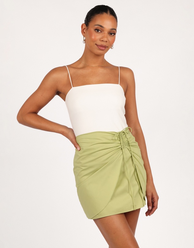 Petal & Pup - Mirha Mini Skirt - Meadow Green