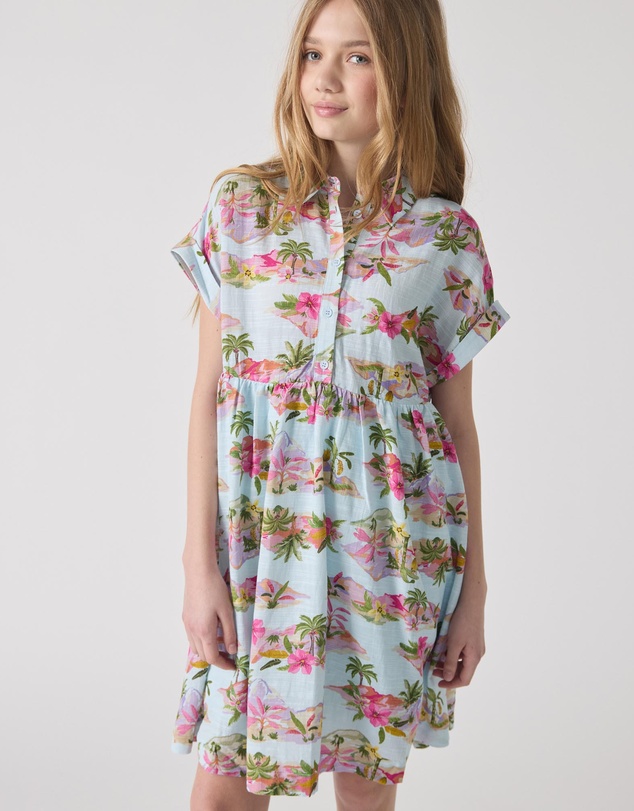 Decjuba Kids - Freya Shirt Dress - Kids-Teens