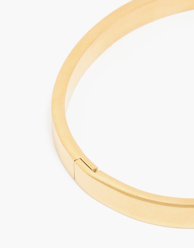 Lovisa - Waterproof Gold Plated Stainless Steel Diamante Hinged Bangle