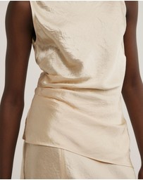 Witchery - Crinkle High Neck Top