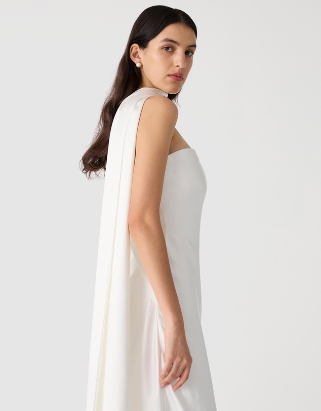 MISHA - Lilia Sash Neck Maxi Dress