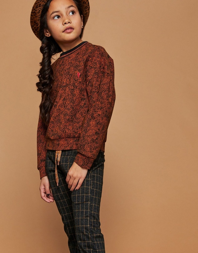 NONO - Sahara Flared Check Pants - Kids-Teens