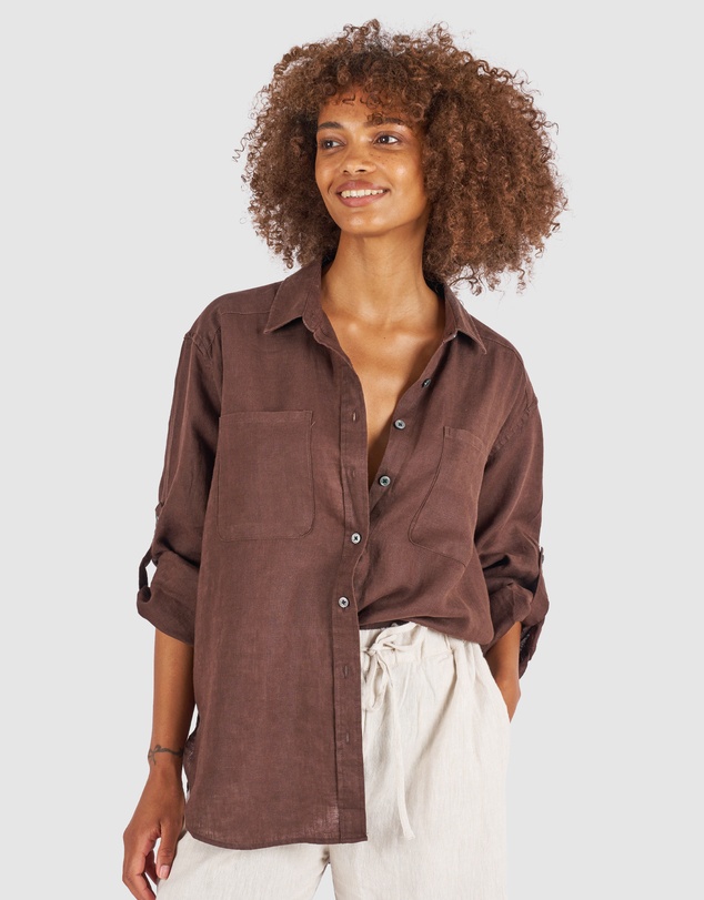 CAMIXA - Luna Oversize Linen Shirt