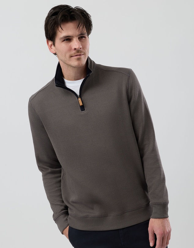 Wayver - French Rib Half Zip