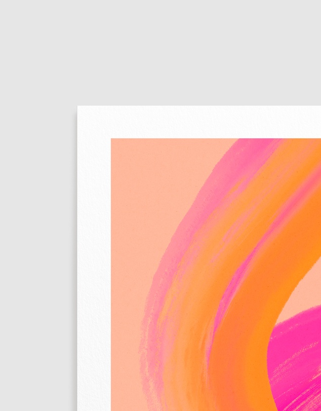 Olive et Oriel - Color Strokes No 13 by Treechild Art Print