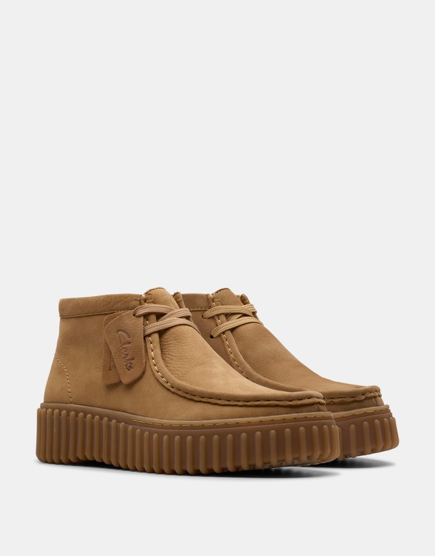 Clarks - Torhill Moss Light Tan Nubuck