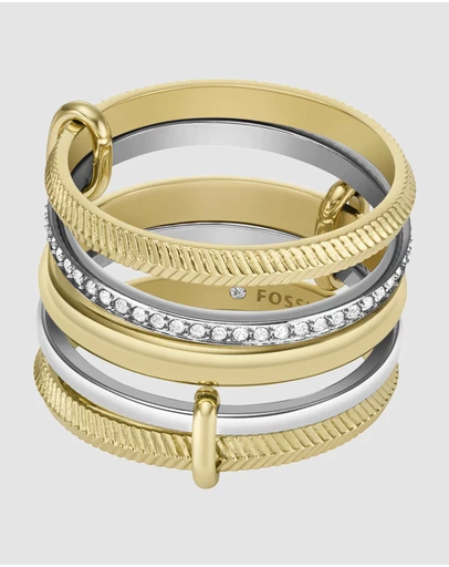 Fossil - Harlow Two Tone Ring