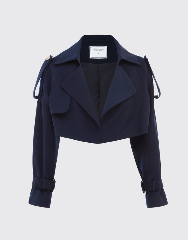 Belle & Bloom - Manhattan Cropped Trench
