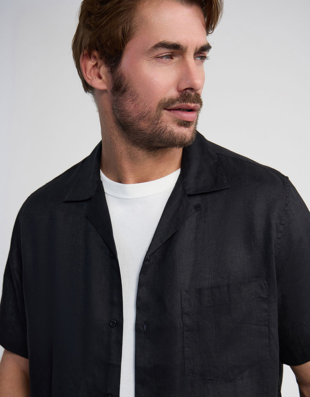 Oxford - Griffin French Linen Short Sleeve Shirt