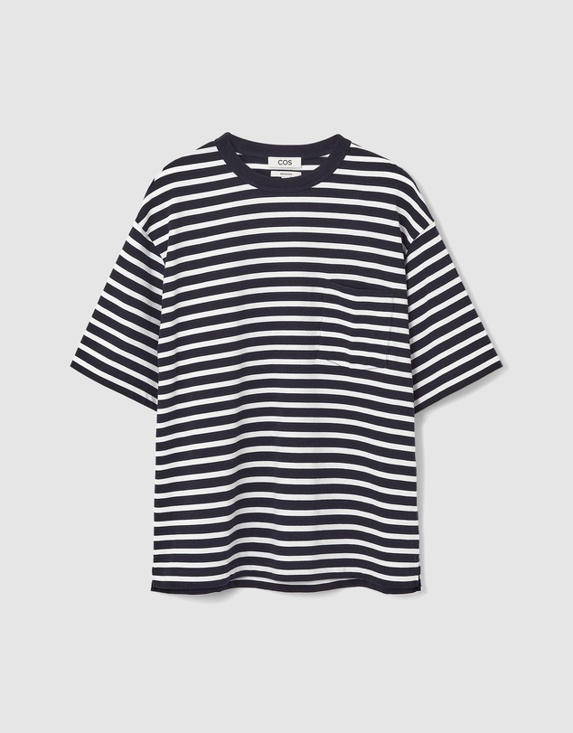 COS - Salvo Stripe Co Oversized Tee