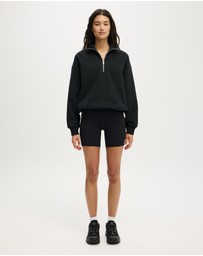 Cotton On Body Active - Plush Half Zip Sweatshirt