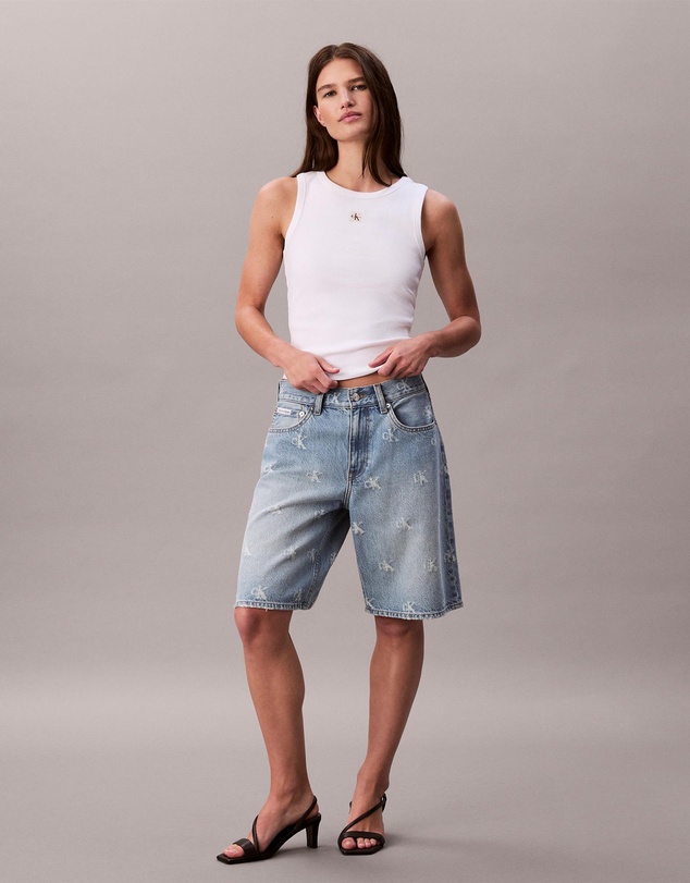 Calvin Klein Jeans - Cotton Stretch Ribbed Tank Top