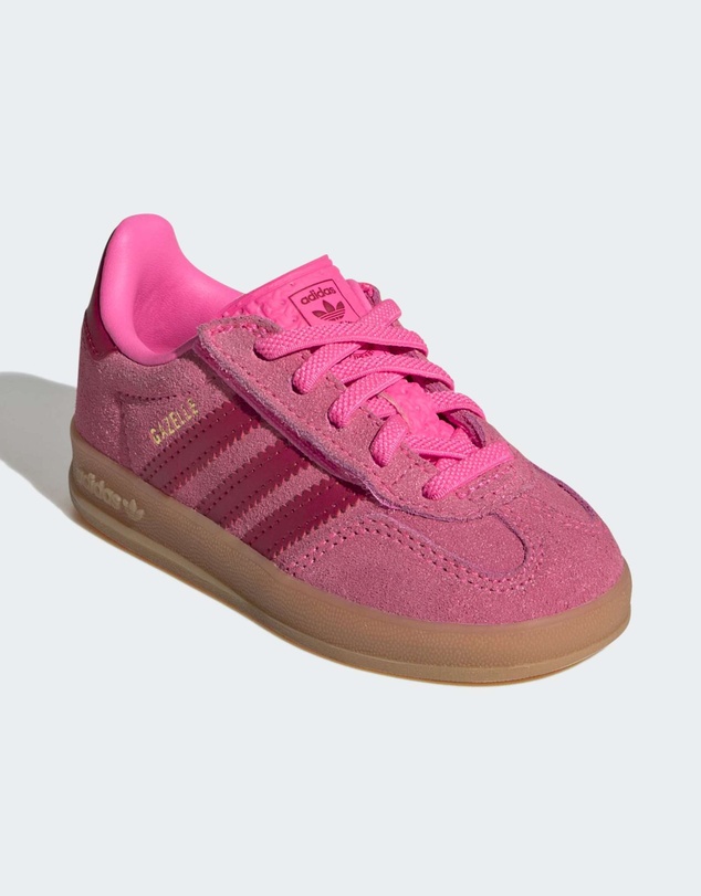 adidas Originals - GAZELLE INDOOR COMFORT CLOSURE ELASTIC LACE SHOES Infants