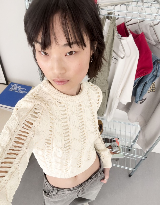Bershka - Cable-knit Sweater