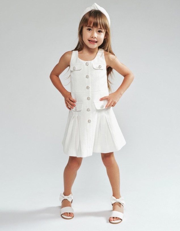 Bardot Junior - Aurelia Boucle Dress - Kids-Teens