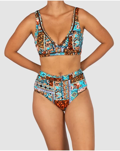 Baku Swimwear - Tulum High Waist Bikini Bottom