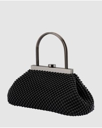 Olga Berg - Mimi Ball Mesh Frame Bag