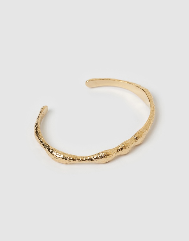 Arms Of Eve - Jayde Gold Cuff Bracelet