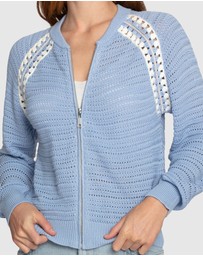 Belle & Bloom - Meadow Breeze Zip Knit
