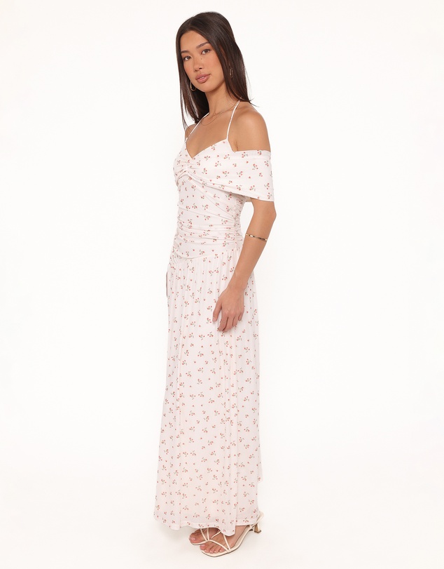 Petal & Pup - Mayven Maxi Dress - White Ditsy