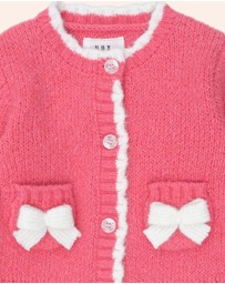 Huxbaby - Crochet Bow Cardigan - Babies-Kids