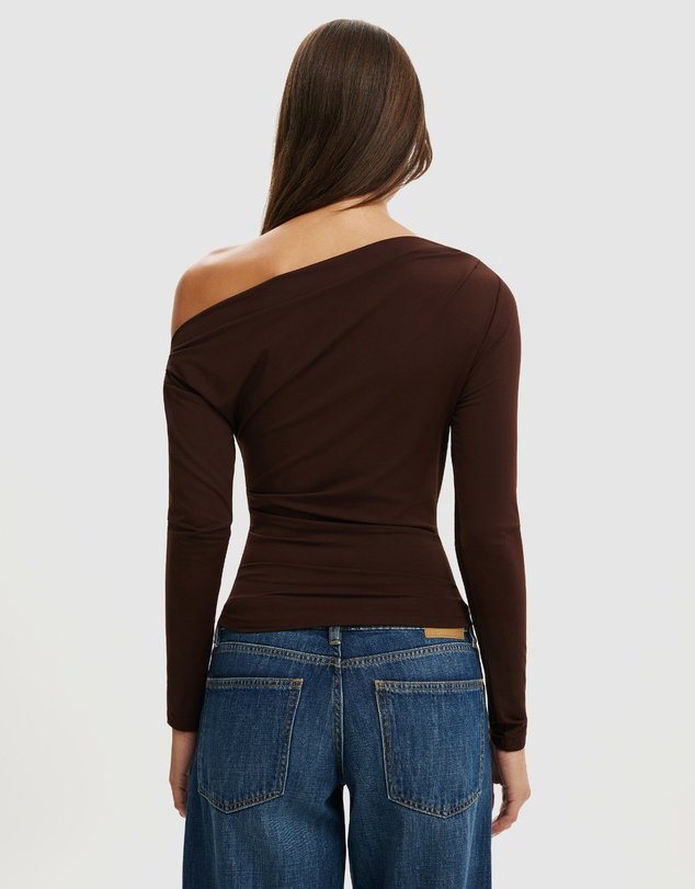 Cotton On - Georgie Off Shoulder LS Top