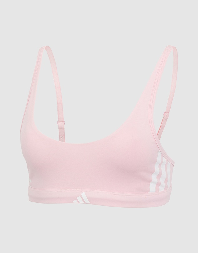 adidas Sportswear - Active Essentials Cotton 3 Stripes Scoop Bralette