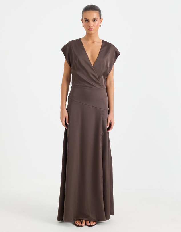 Calli - Sammy Wrap Maxi Dress