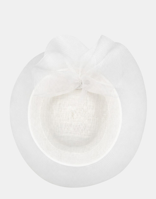 Morgan & Taylor - Julia Fascinator in White