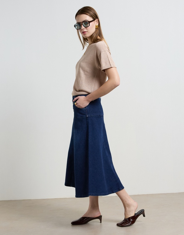 DRICOPER DENIM - Gabby Flare Skirt