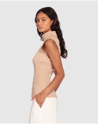 Belle & Bloom - Equation Sleeveless Turtleneck Knit