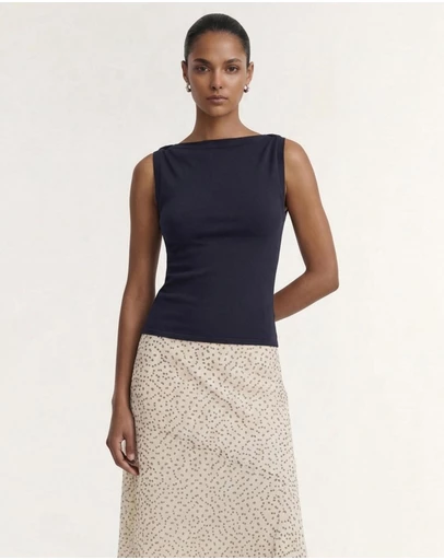 Staple the Label - Leno Twist Knit Tank