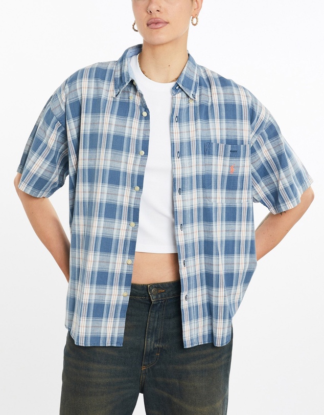 Vintage by The Real Deal - Pre Loved - Vintage 90s Polo Ralph Lauren Short Sleeve Button Up Shirt