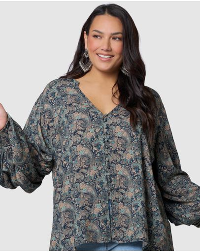 BLUE PAISLEY