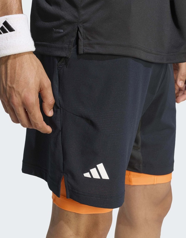 adidas Performance - TENNIS CLIMACOOL SHORTS & INNER SHORTS SET Mens