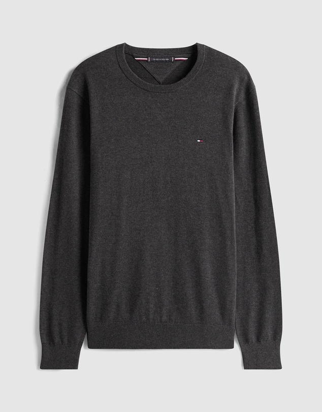 Tommy Hilfiger - Flag Embroidery Crew Neck Jumper