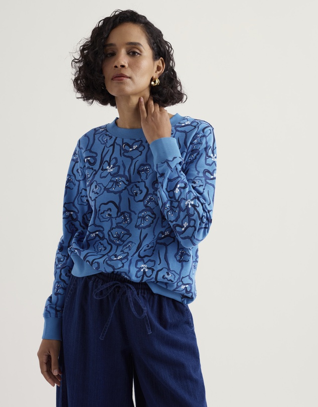 Seasalt - Bright Wave Crew Neck Sweatshirt