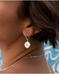 Dower & Hall - Women's True North Story Drop Earrings In Sterling Silver