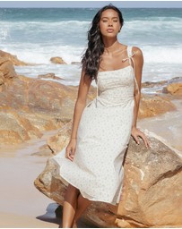 Petal & Pup - Clarissa Midi Dress - White Betty
