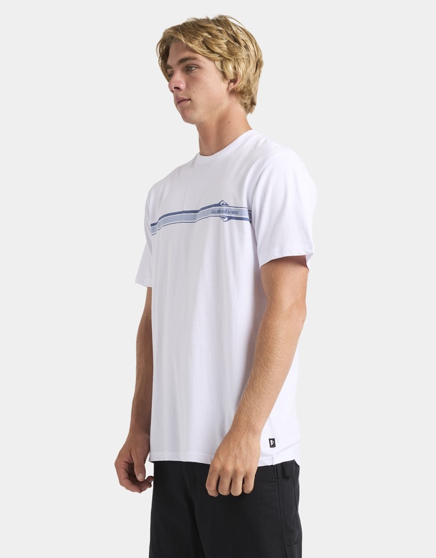 Quiksilver - Mens Line Up Stripe T-Shirt