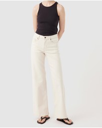 Outland Denim - Mia Mid Wide Leg Jeans