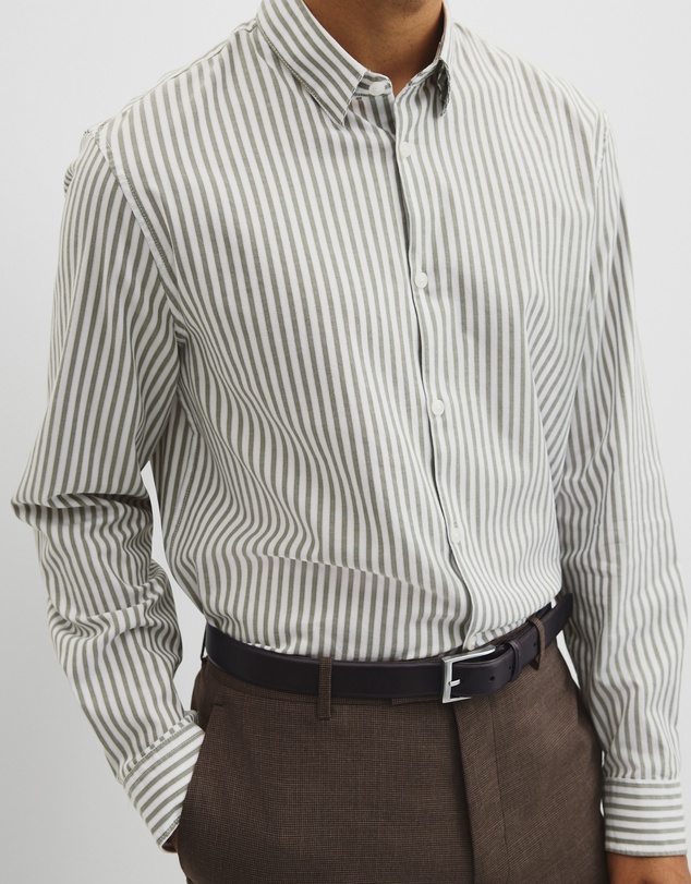 Country Road - Slim Fit Cotton Stripe Shirt