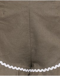 Petal & Pup - Sloane Short - Olive Cream