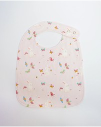 Little Stuff - Butterfly Garden Jersey Bibs Set Of 2
